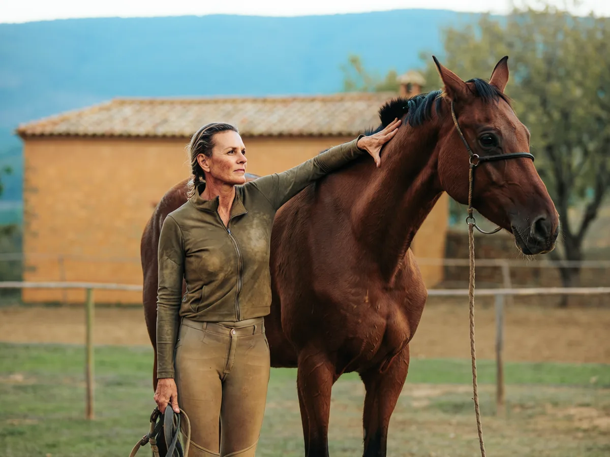 Cours d'équitation à Saint-Uze, Drôme