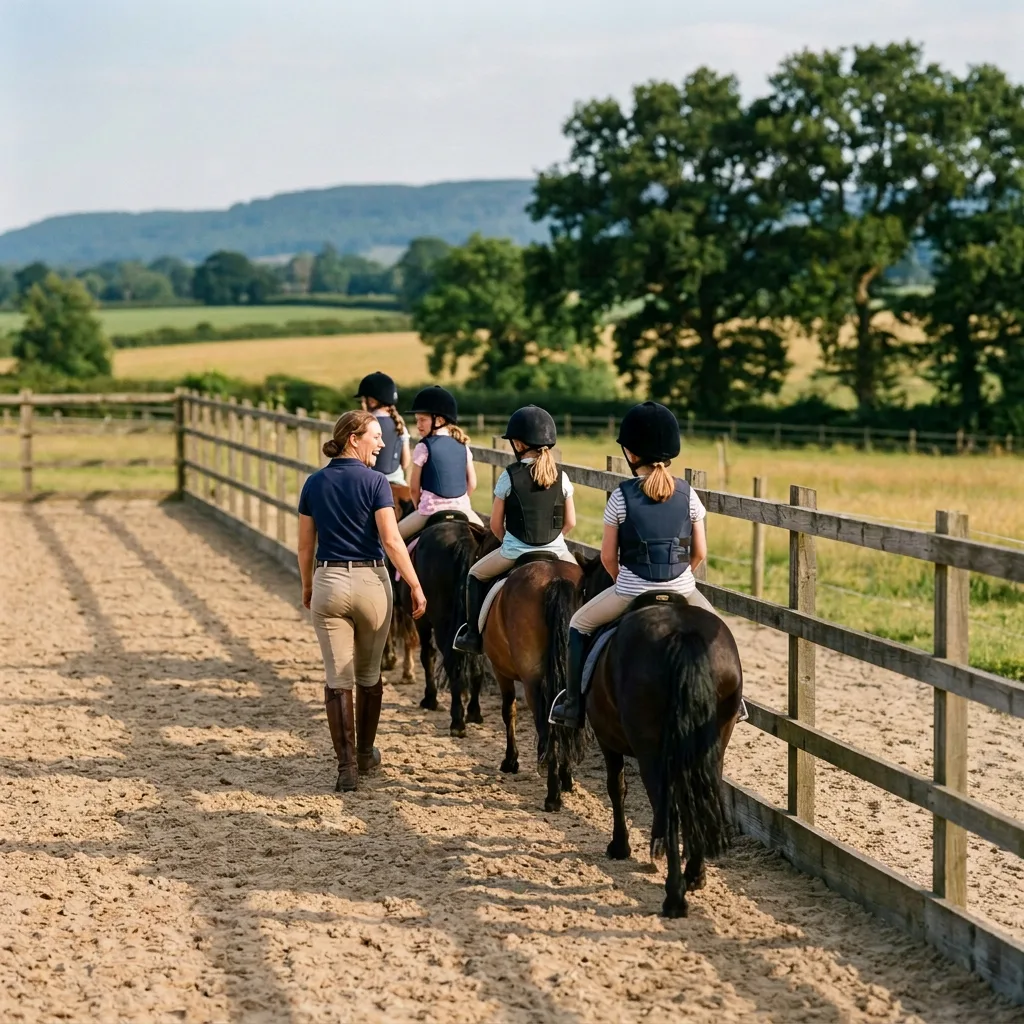 Cours de poney à Saint-Uze, Drôme
